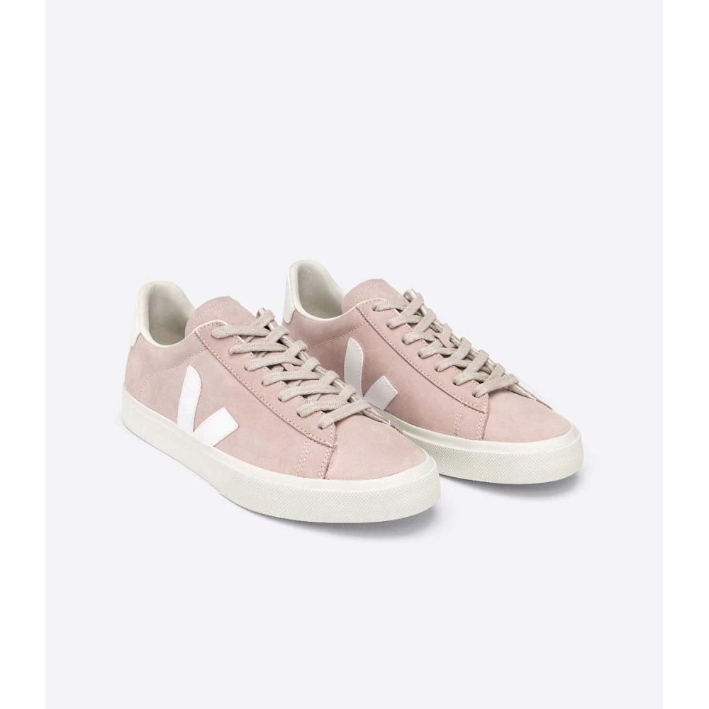 Veja CAMPO NUBUCK Low Tops Sneakers Dames Roze | BE 599SGL